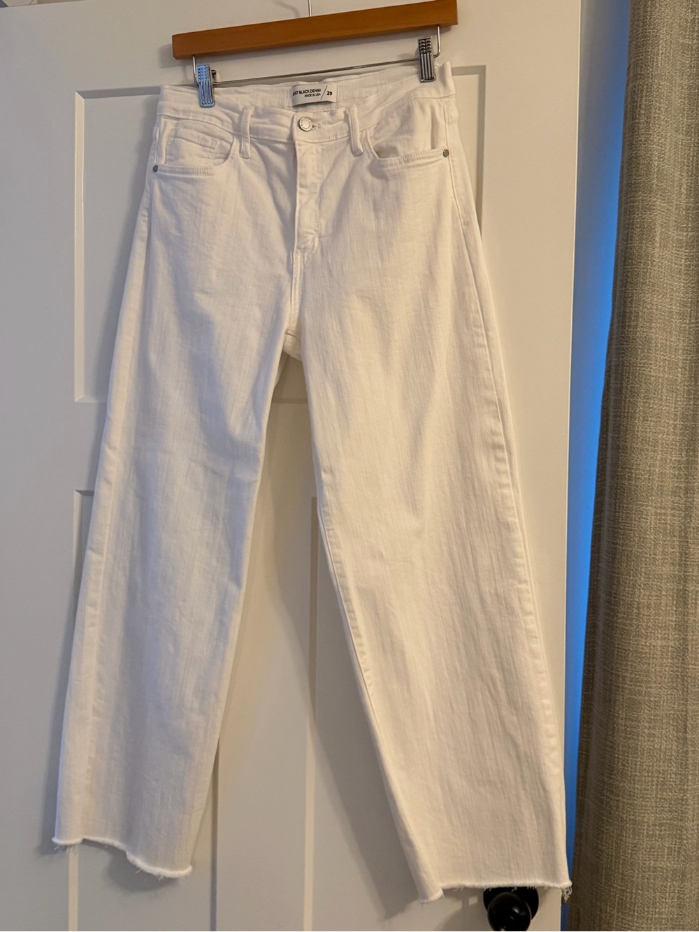 Just Black White Denim Jeans